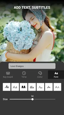 Photo video maker with Music android App screenshot 1